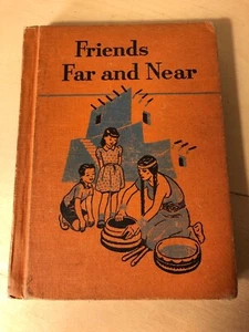 Friends Far and Near, Ginn Primer, 1953 Adorable Vintage Reader Very Nice! - Imagen 1 de 12