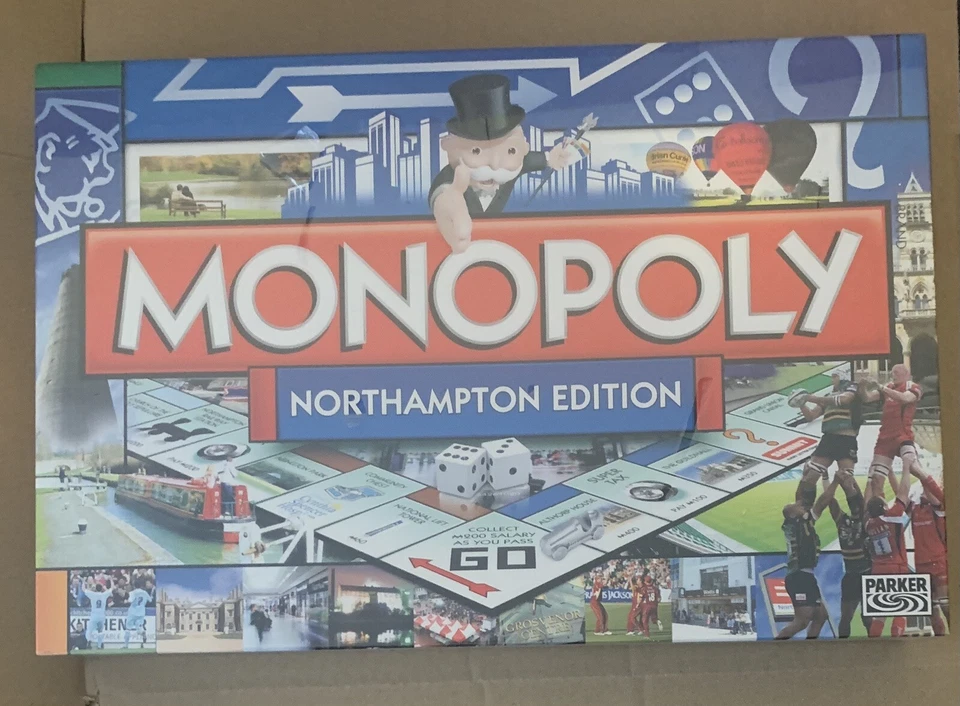 Northampton Monopoly Board Game 5036905013048 Hardcover