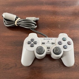 Sony PlayStation 1 One PS1 Gray DualShock Analog Controller SCPH-1200