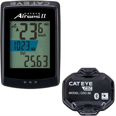 CatEye Cycle Bicycle Bike Air GPS 2 Cycle Computer With Cadence Sensor USB-C - Image 1 of 2