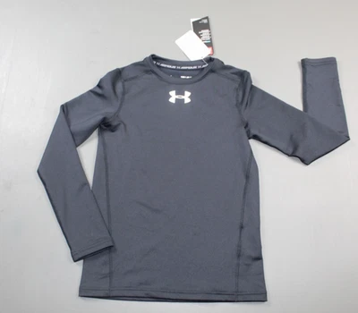 Camisa de compresión Under Armour ColdGear negra YMD M NUEVA CON ETIQUETAS Foto 1 de 4
