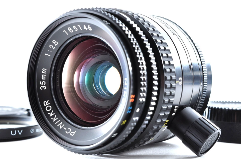 [N MINT++/Tested] Nikon PC-NIKKOR 35mm f/2.8 Wide Angle Shift Lens JAPAN #132507 - Image 1 of 4
