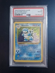 PSA 4 Blastoise 1999 Base Set 2/102 Red Dot Error Holo Pokemon Card - Picture 1 of 9