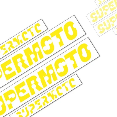 Calcomanía amarilla Supermoto pegatina de radios para TM 300EN 12 13 14 15 16 17 18 19 20 21 Foto 1 de 4