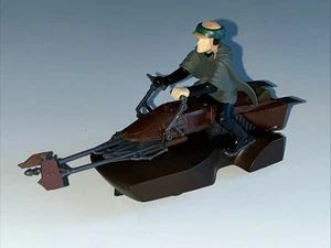 SCALEXTRIC STAR WARS BATTLE OF ENDOR SPEEDER BIKE 74-Z LUKE SKYWALKER WORKING - Picture 1 of 24
