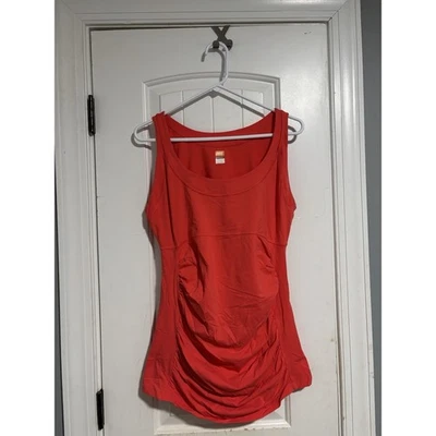 Pullover sin mangas de entrenamiento para mujer LUCY Supplex mezcla de nailon salmón frente reunido XL Foto 1 de 3