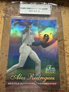 1998 Fleer Flair Showcase Alex Rodriguez Row 2 Refractor #7 Mariners MBS 8 NMMT - Bild 1 von 1