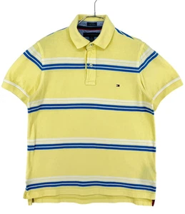 TOMMY HILFIGER Men Casual Yellow Polo Shirt T-Shirt Size S - Imagen 1 de 8