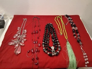 Fashion Statement Schmuck Damen Halsketten 5 Stück - Bild 1 von 4