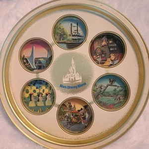Vintage Metall Walt Disney World Getränk Serviertablett Retro 70er Bären Gymboree - Bild 1 von 4