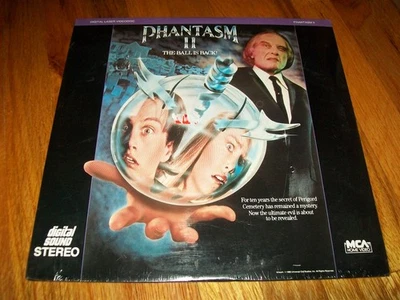 PHANTASM II Laserdisc LD BRAND NEW SEALED RARE PART 2 TWO GREAT HORROR SEQUEL! — 第 1/2 张图片