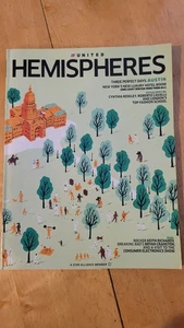 Vintage United Hemispheres Airlines Inflight Airline Magazine March 2010 - Picture 1 of 2