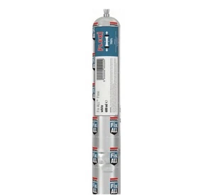 Box Of 12 Soudal Fixall Flexi white 600ml foil Multi Purpose Adhesive - Picture 1 of 1