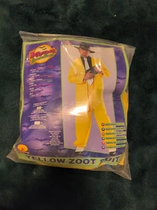 Rubie's Yellow Zoot Suit Jim Carrey The Mask Costume - Picture 1 of 6