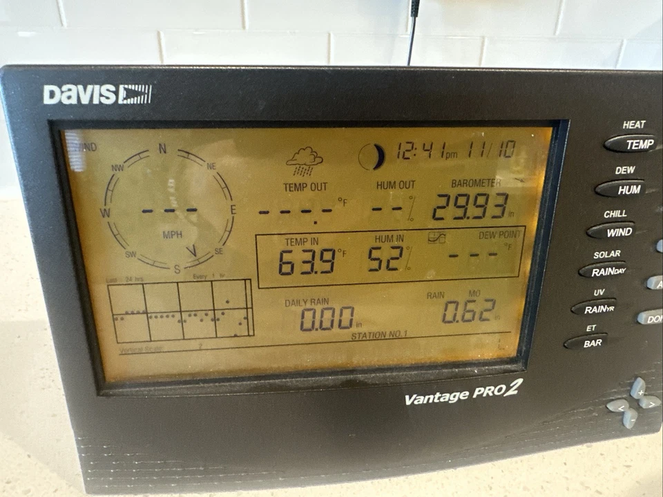 Davis Vantage Pro2 Wireless Console Receiver 6312 - Image 1 of 4