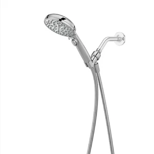 HydroFuse Handbrausekopf, Schlauch inklusive, 6 Funktionen, 2,5 GPM, poliert... - Bild 1 von 8