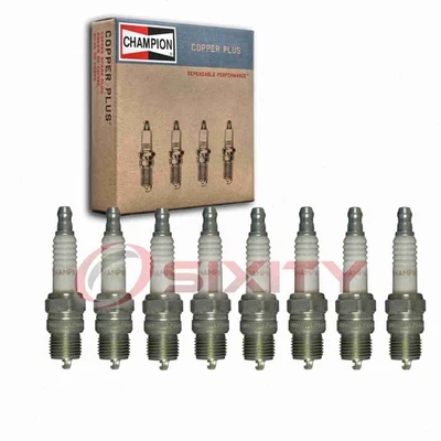 8 pc Champion Copper Plus Spark Plugs for 1970 Chevrolet Estate 7.4L V8 yc - Image 1 of 4