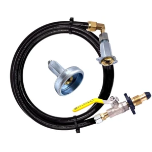 Refill USA & AU gas bottle, hand wheel soft nose pol & mini hidden valve, dish - Picture 1 of 5