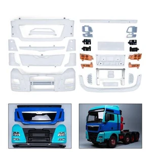 Plastic Front Face Bumper Refit Kits for 1/14 Tamiya RC Tractor Truck TGX Model - Picture 1 of 7