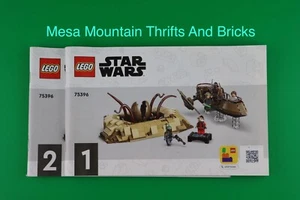 LEGO® Star Wars 76396 Desert Skiff & Sarlacc Pit ¡Solo manuales de instrucciones! - Imagen 1 de 5