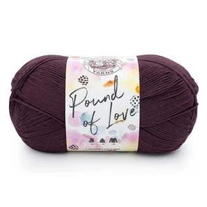 (1 Skein) Lion Brand Yarn 550-139B Pound Of Love Yarn, Huckleberry - Picture 1 of 5