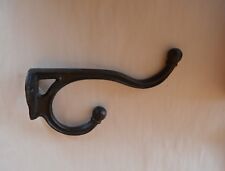 New Reproduction Old School Style Black Cast Iron Coat Hat Planter Wall Hook