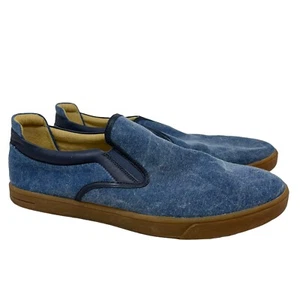 UGG Mateo Canvas Blue Sneaker Men’s 15 S/N 1016748 Missing Insoles - Picture 1 of 9