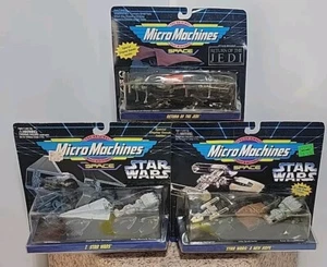 Micro Machines STAR WARS, 1 Star Wars, New Hope, Return of The Jedi 3 NIB - Picture 1 of 7