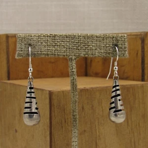 Mexiko Sterlingsilber Träne Ohrhänger + - Bild 1 von 4