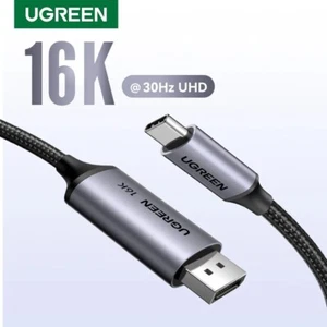 UGREEN USB Type C 16K Displayport 2.1 Cable Thunderbolt4 60Hz 40Gbps For MacBook - Picture 1 of 8