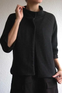Erika High Neck Textured Coat - Imagen 1 de 3