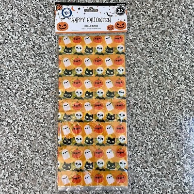 Bolsa de golosinas para violonchelo Feliz Halloween 25 unidades de bolsas de golosinas de Halloween Foto 1 de 4
