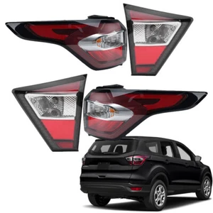 4PCS Left&Right Inner Outer Tail Light Brake Lamp For Ford Escape 2017 2018 2019 - Foto 1 di 10
