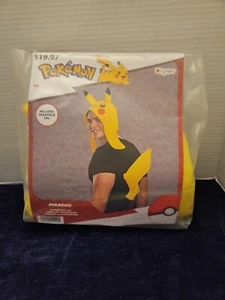 Adult Pokemon Pikachu Costume Accessory Kit Headpiece & Tail NEW - Picture 1 of 2