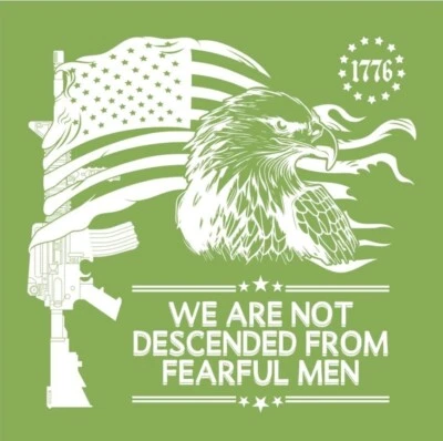 Plantilla de serigrafía reutilizable adhesiva MDC HÁGALO USTED MISMO 🇺🇲 No estamos descendidos 🇺🇲 Foto 1 de 2