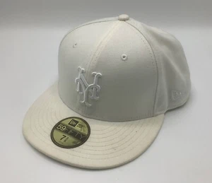 New York Mets - MLB Baseball New Era 59 Fitted Mütze Cap - weiß - 7 3/8 - Bild 1 von 7