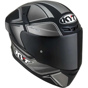 CASCO MOTO KYT TOURIST MATT COOL GREY E06 - Foto 1 di 8