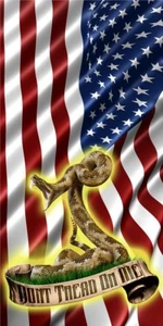 American flag gadsden don't tread on me Cornhole game board decal wraps - Picture 1 of 1