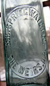 N.H. SPRING WATER CO. 8 oz. bottle. THE WEIRS, NH - Picture 1 of 5