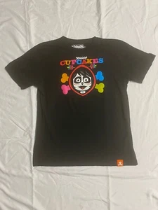 CAMISETA JOHNNY CUPCAKES DÍA DE LOS MUERTOS CALAVERA DE AZÚCAR NEGRA MUJER GRANDE - Imagen 1 de 5