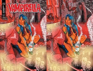 Juego de láminas variante y vestido comercial Mark Spears Vampirella #2 limitado a 100 - Imagen 1 de 1