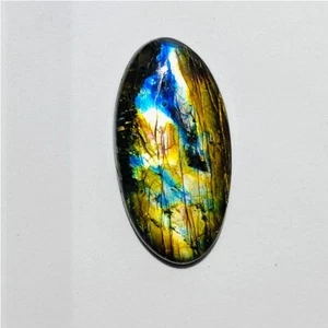 Labradorite Stone Natural Blue Labradroite Cabochon Gemstone 56 Cts. ME-13189 - Picture 1 of 4