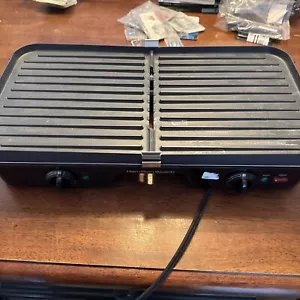 Hamilton Beach schwarz 3 in 1 Grill/Griddle - 38546 wendbar ohne Tropfschale (HB) - Bild 1 von 6