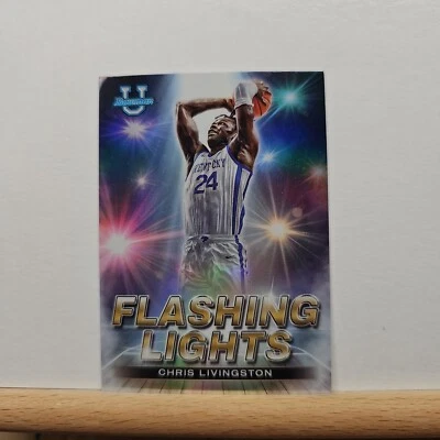 2022-23 Bowman U Best Chris Livingston Flashing Lights Refractor card # FL-4 - Image 1 of 2