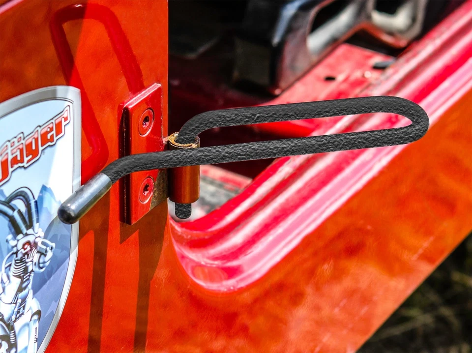 Par de reposapiés estacionarios negros texturizados para Jeep CJ7 76-86 Steinjager J0045940 Foto 1 de 1