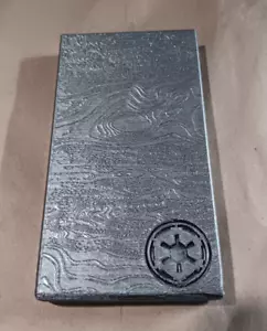 Star Wars Il Mandaloriano 5,5 pollici lingotto Beskar stampato in 3D cosplay Prop Sabacc - Foto 1 di 3