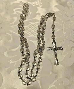 Collier Rosaire Religieuse Catholique Vintage