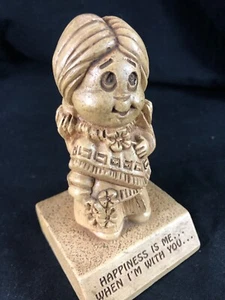 1972 Paula Figurines W254 Happiness Is Me When I’m With You - Picture 1 of 6