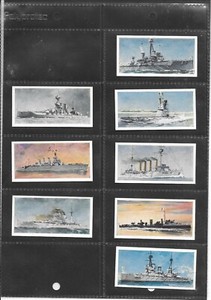 J LYONS - HMS 1902 - 1962  - GOOD FULL SET IN SLEEVES - 1962 - ROYAL NAVY