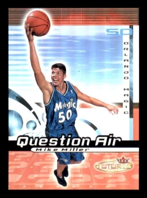 2000-01 Fleer Futures Question Air Mike Miller #10QA Rookie RC Orlando Magic - Image 1 of 2